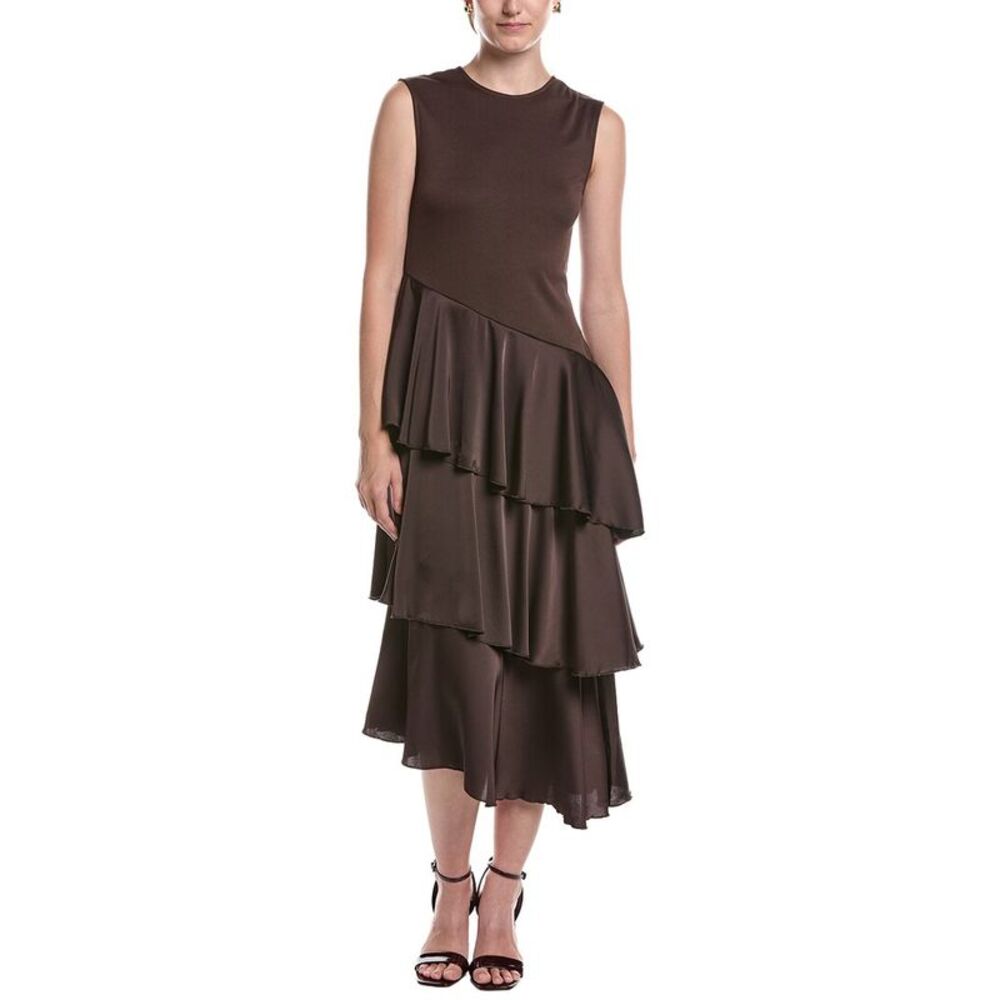 Moonsea Womens  Midi Dress, Brown